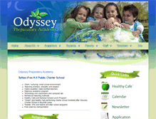 Tablet Screenshot of odysseyprepacademy.com